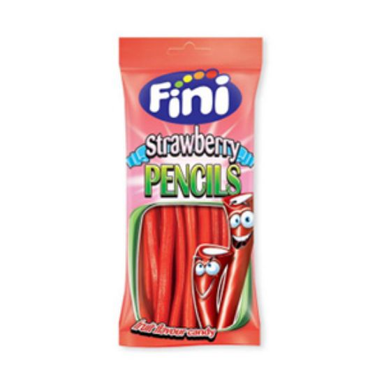 Picture of Bags Fini Strawberry Pencils  80g x12